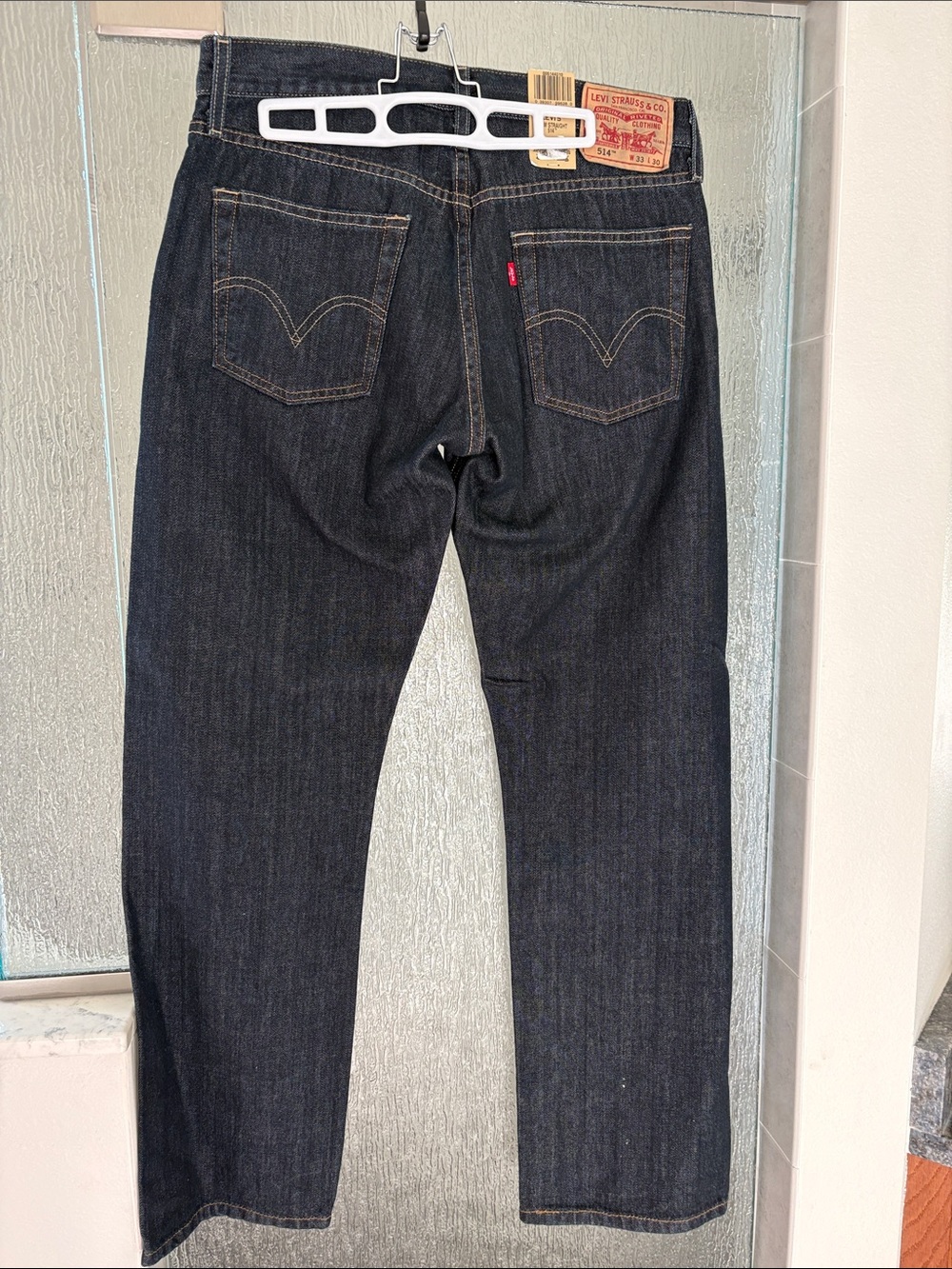 Levi's Men's Straight Dark Indigo Denim Jeans